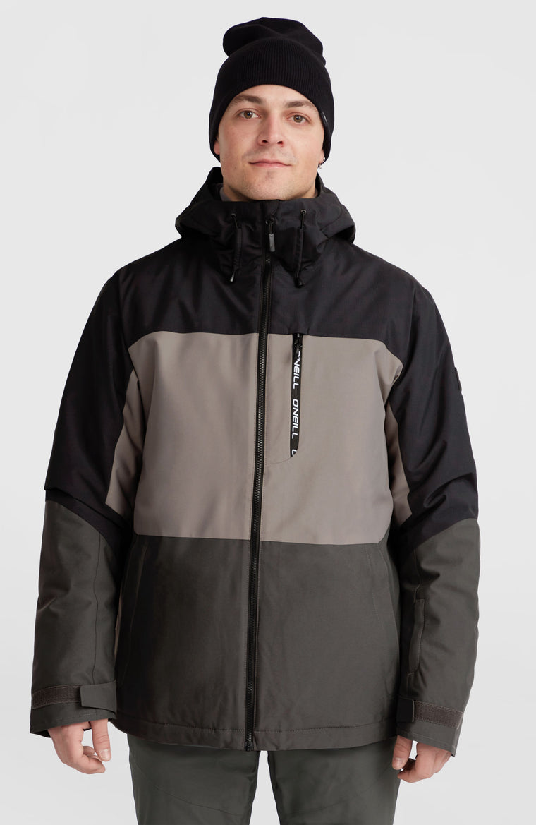 Carbonite Snow Jacket | Black Out Colour Block