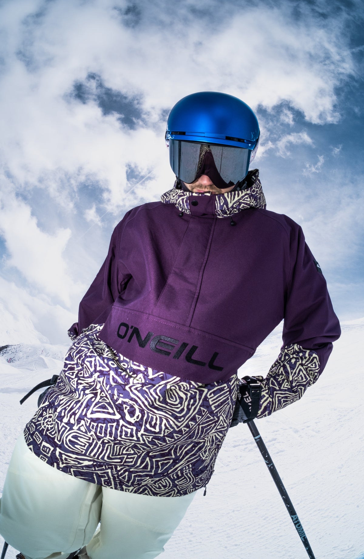 O'Riginals Anorak Snow Jacket | Dark Purple Sketcheritage – O'Neill