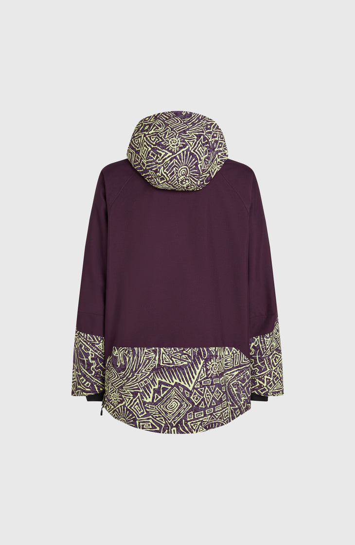 O'Riginals Anorak Snow Jacket | Dark Purple Sketcheritage