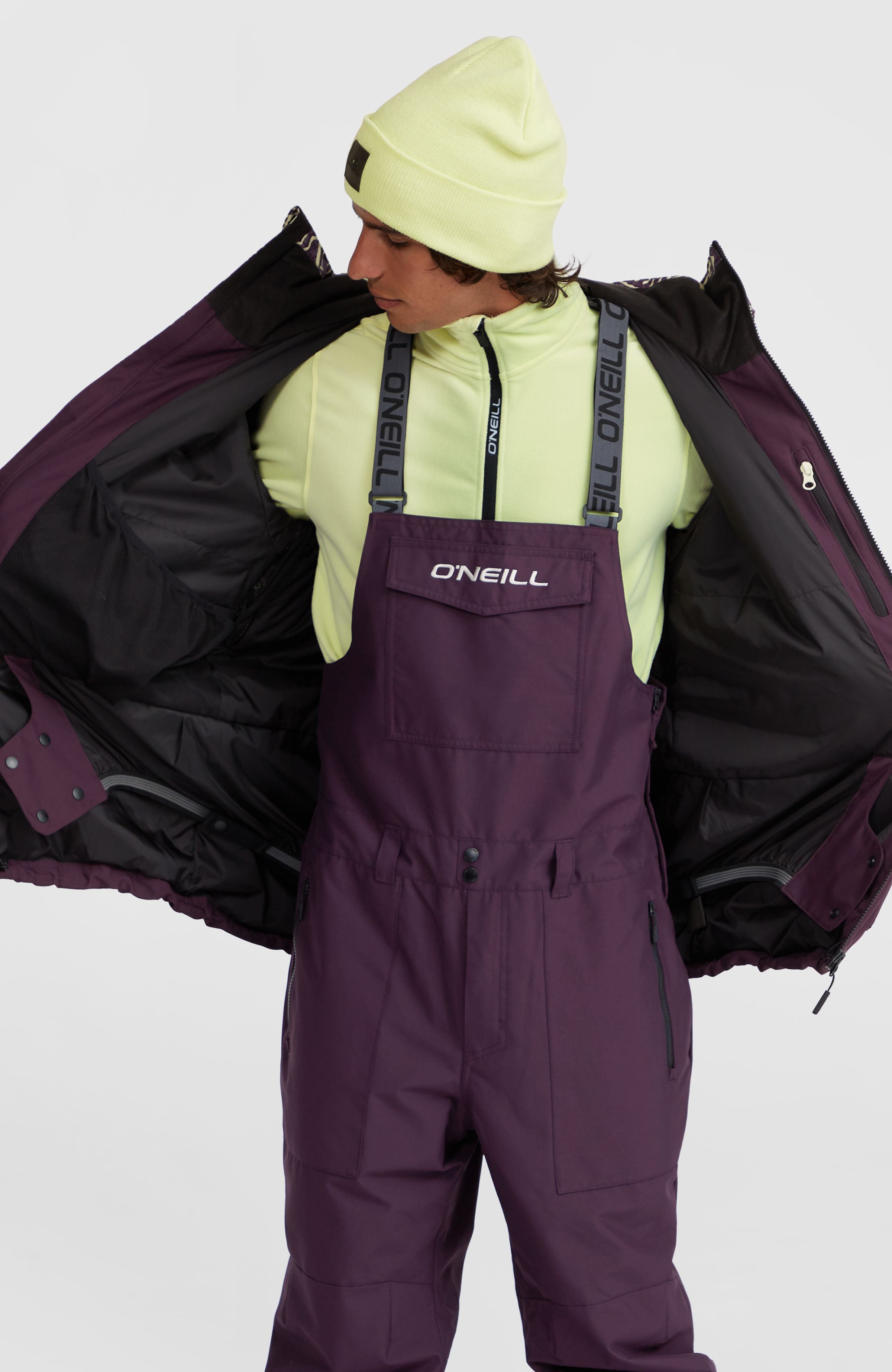 O'Riginals Block Snow Jacket | Dark Purple Sketcheritage – O'Neill