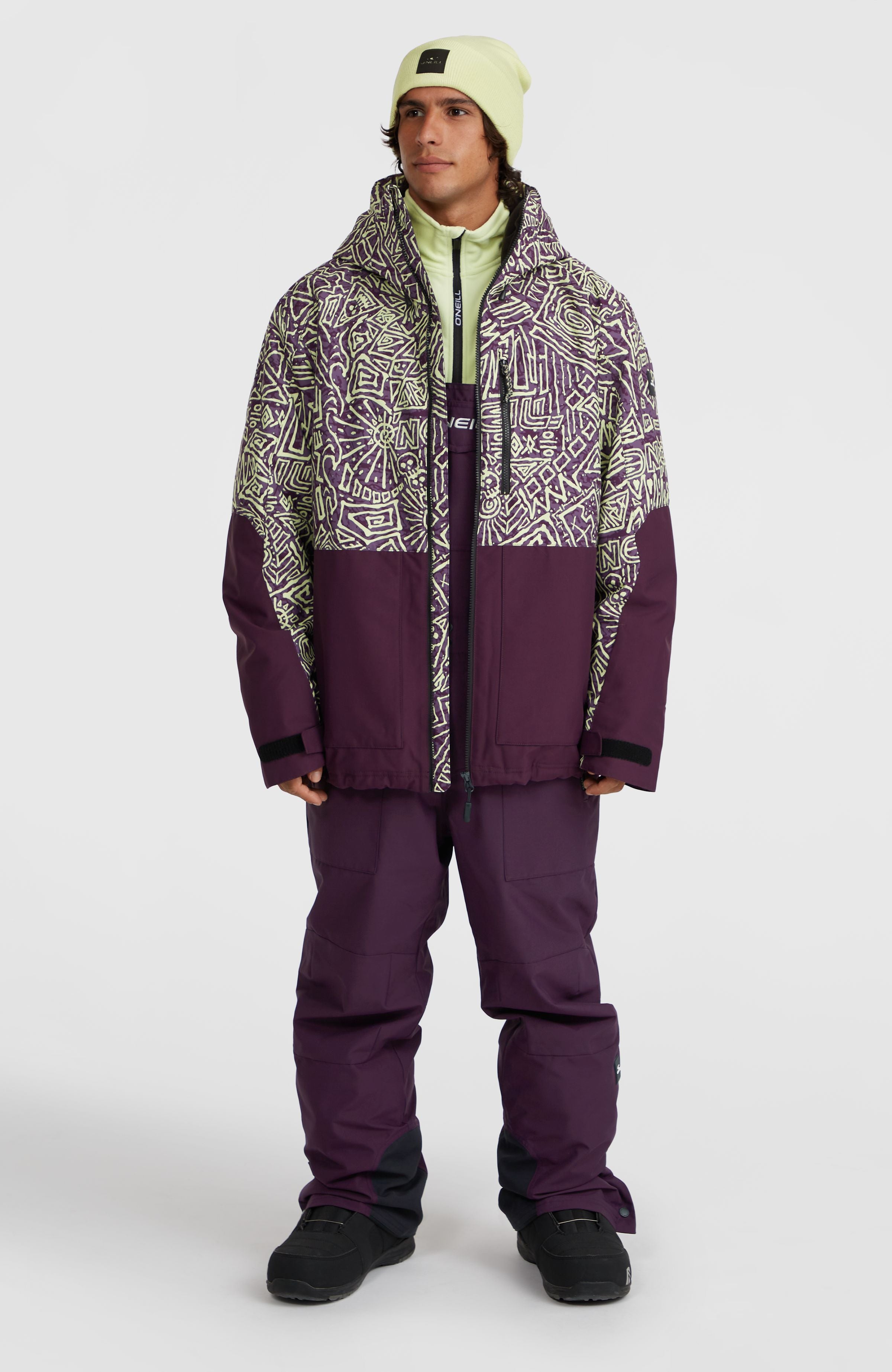 O'Riginals Block Snow Jacket | Dark Purple Sketcheritage – O'Neill