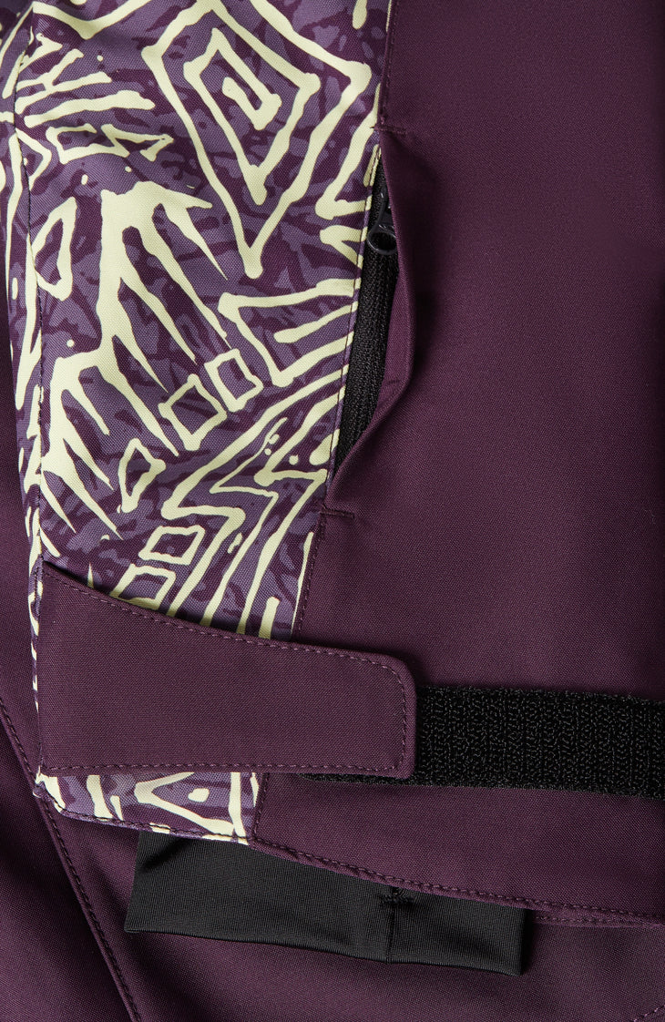 O'Riginals Block Snow Jacket | Dark Purple Sketcheritage