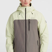 Hammer Plus Snow Jacket | Flint Stone Colour Block