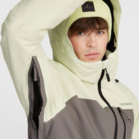 Hammer Plus Snow Jacket | Flint Stone Colour Block