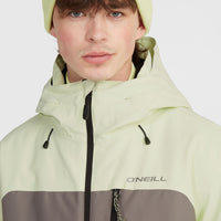 Hammer Plus Snow Jacket | Flint Stone Colour Block