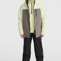 Hammer Plus Snow Jacket | Flint Stone Colour Block