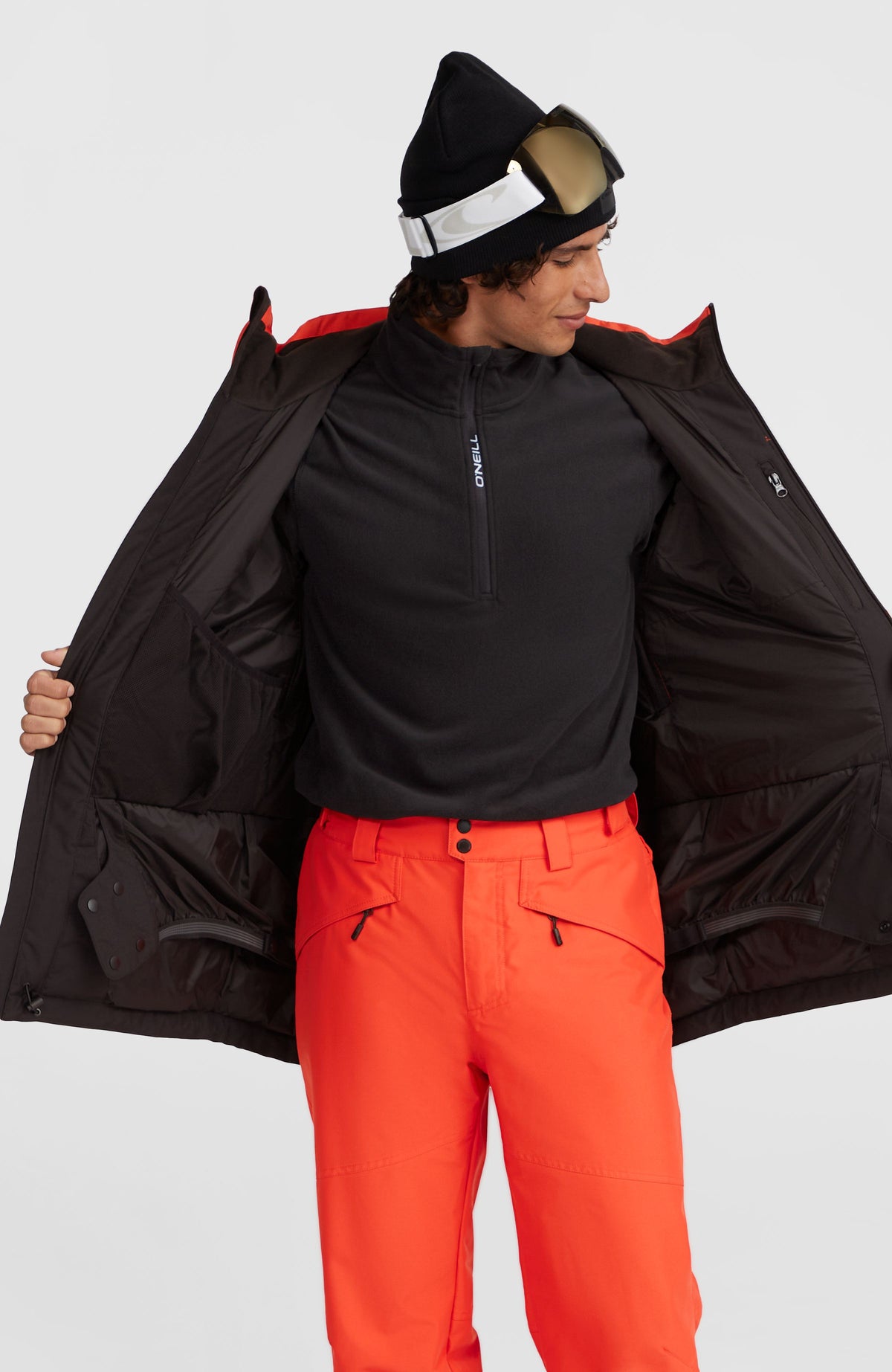 O'Neill オニールスノーボードジャケット レッド/ブラック Hammer Plus Snow Jacket | Black Out Colour Block – O'Neill