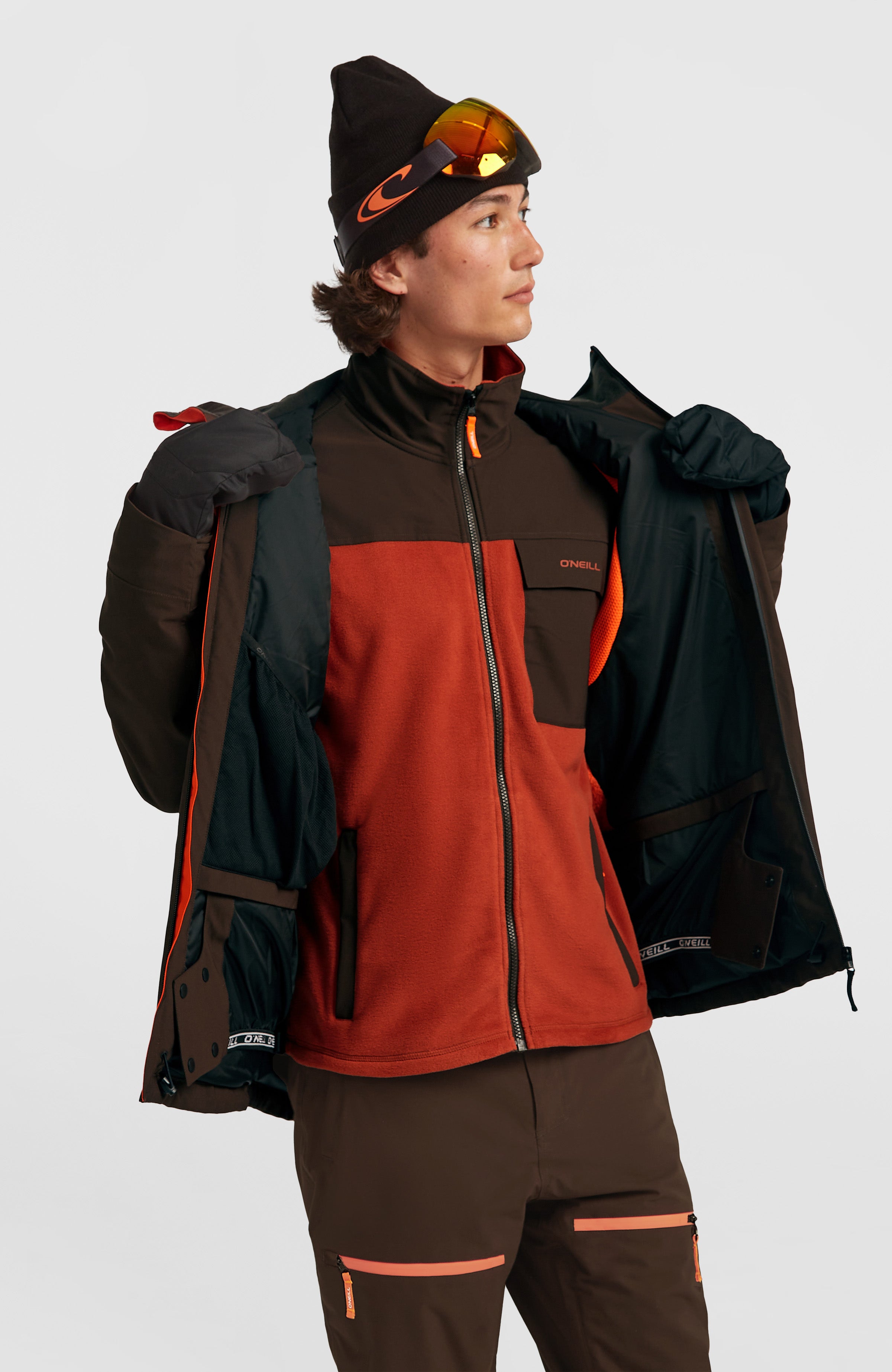 FWC'Peak Fire Snow Jacket | Flame Colour Block – O'Neill
