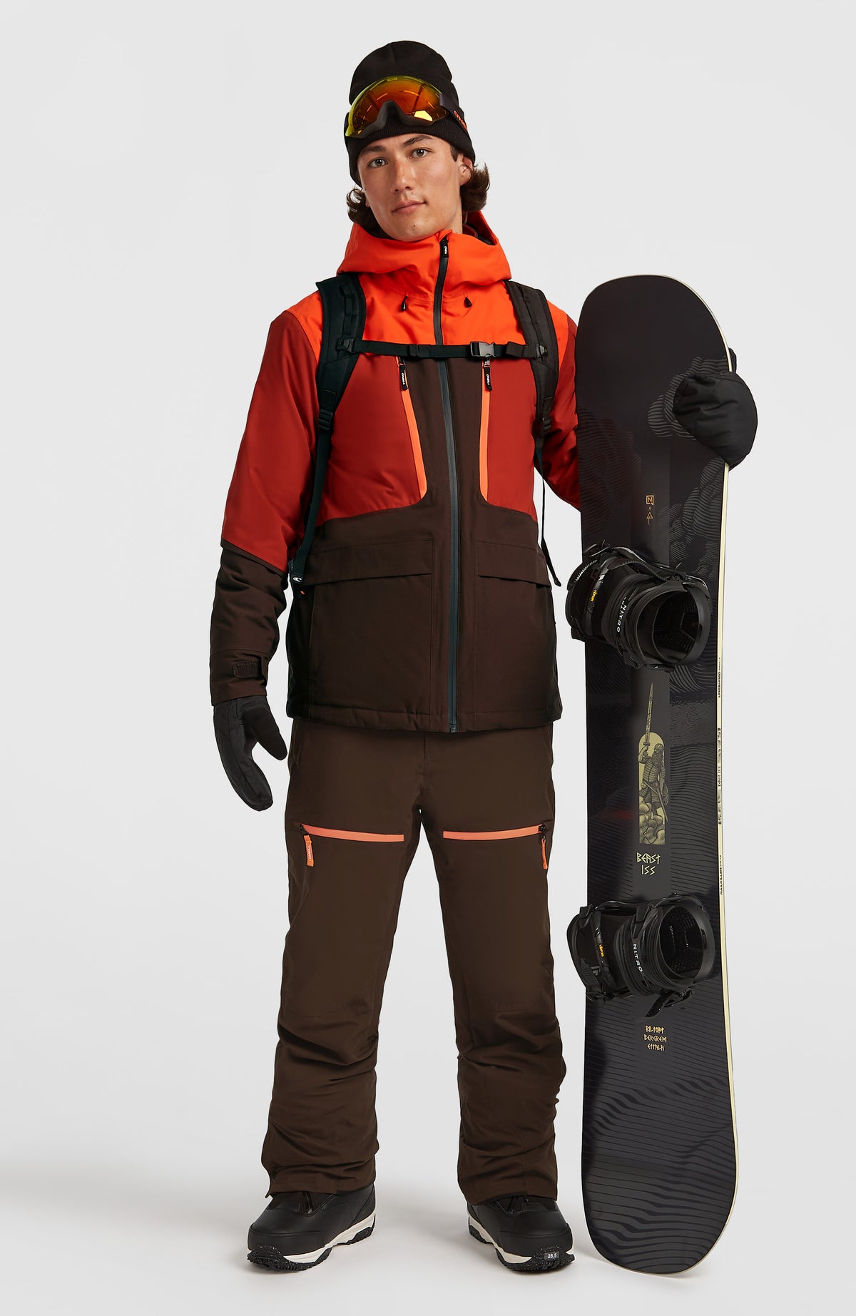 FWC’Peak Fire Snow Jacket | Flame Colour Block