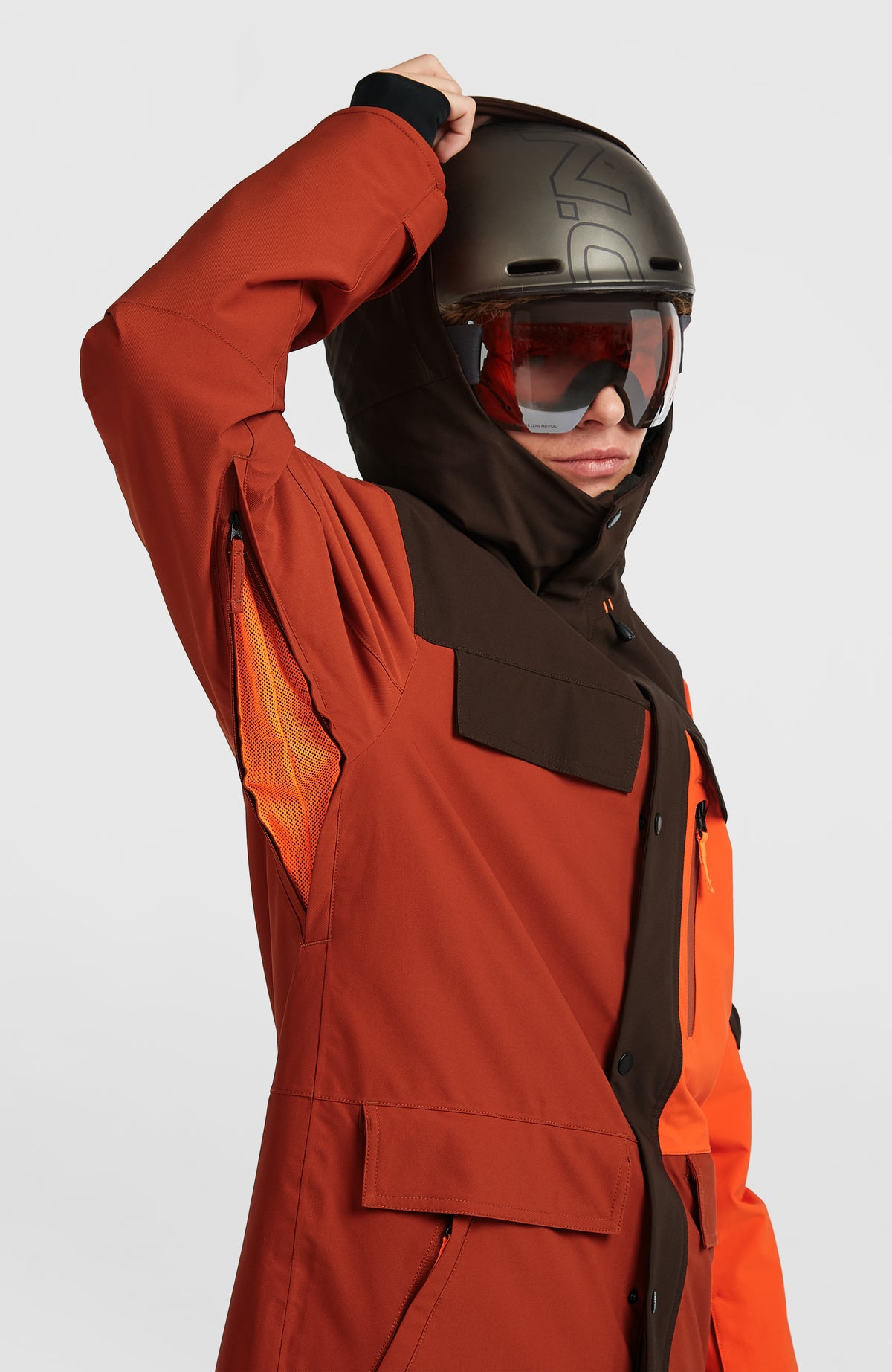 FWC'Peak Pro Snow Jacket | Bonfire Colour Block