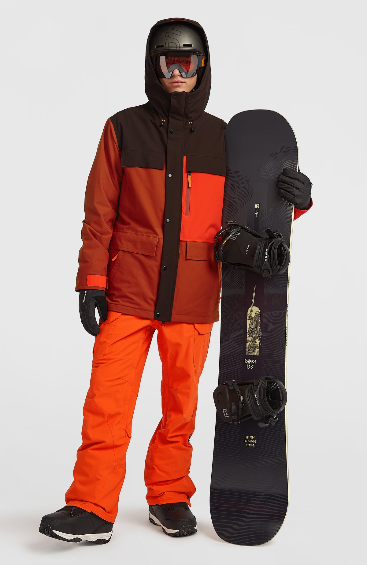 FWC'Peak Pro Snow Jacket | Bonfire Colour Block