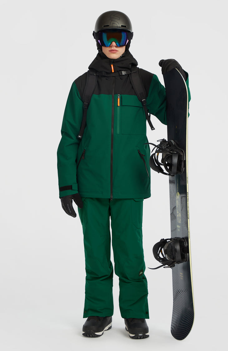 FWC'Peak Snow Jacket | Emerald Envy Colour Block