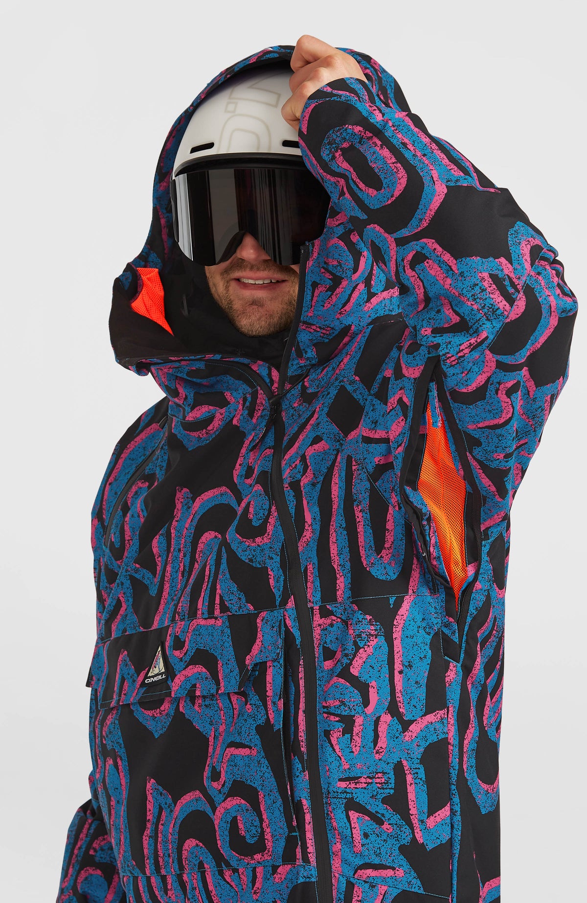 FWC'Play Asymmetric Snow Jacket | Pink Legacy