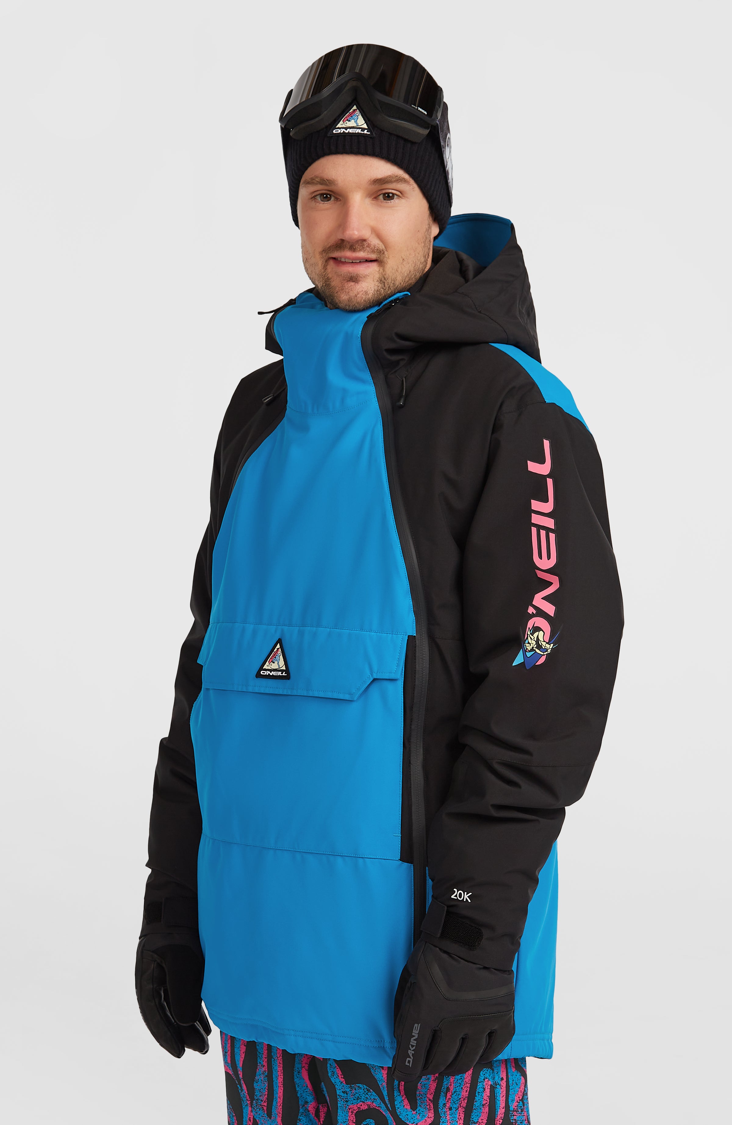 FWC'Play Asymmetric Snow Jacket | Ocean Melody Colour Block – O'Neill