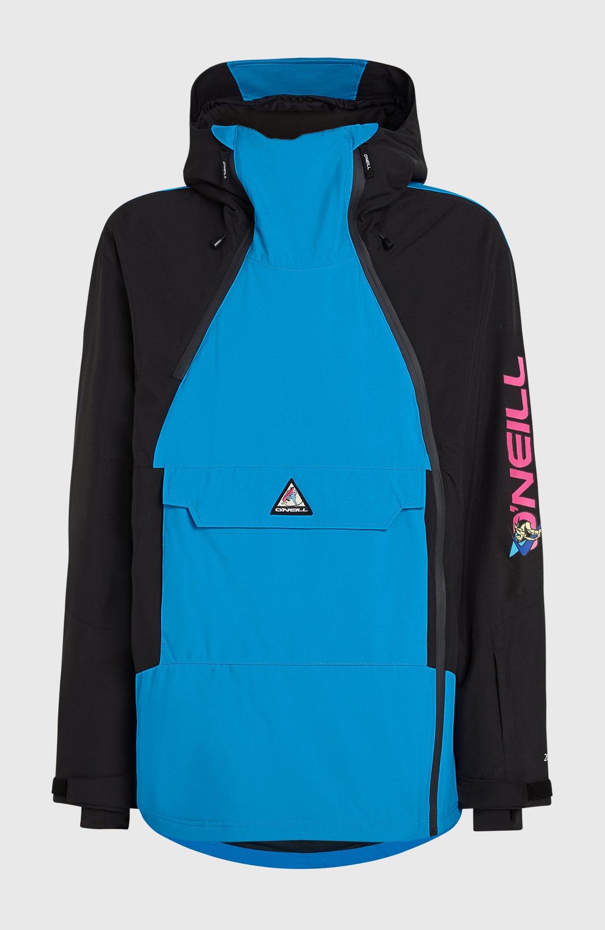 FWC'Play Asymmetric Snow Jacket | Ocean Melody Colour Block