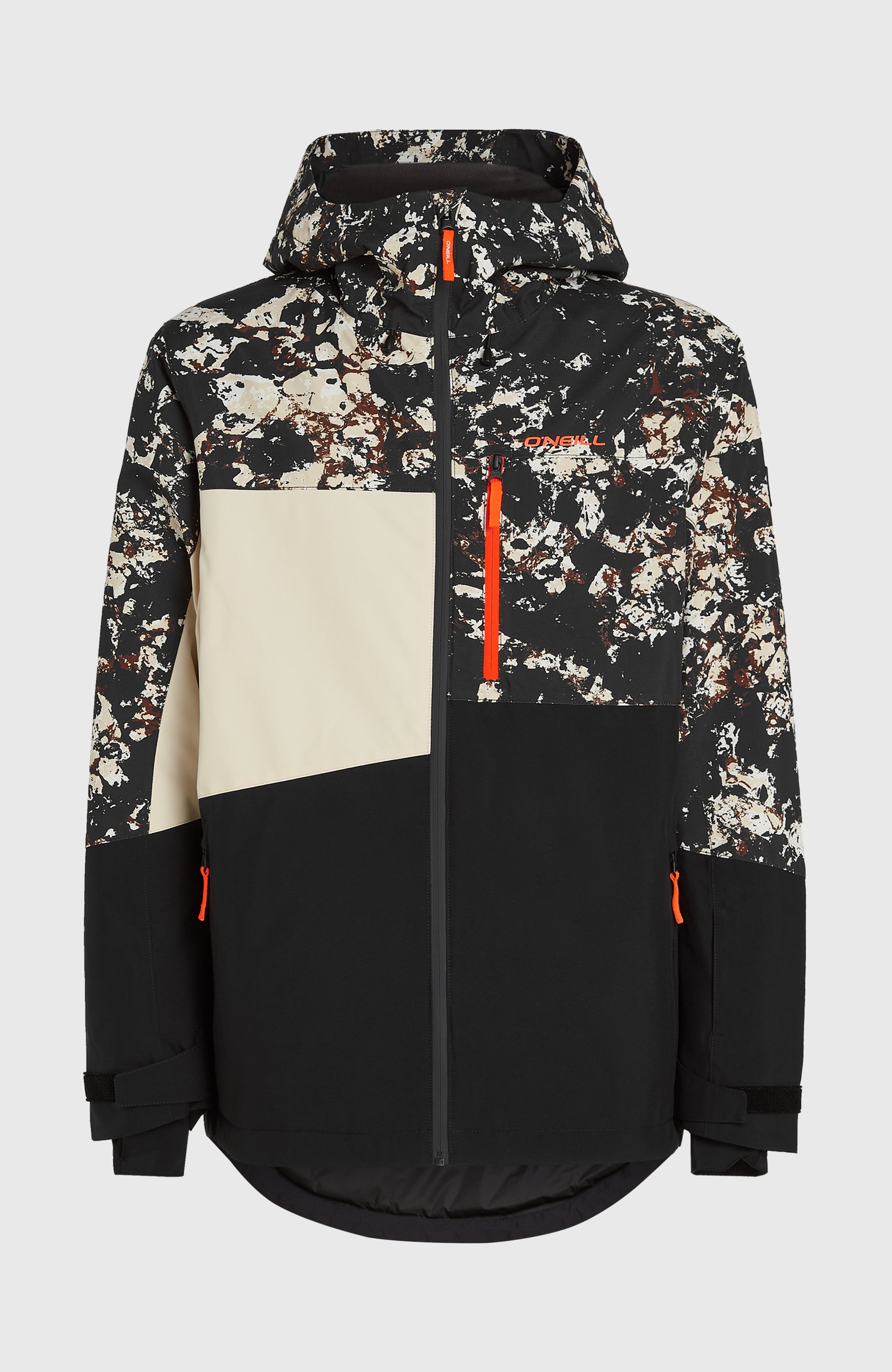 FWC'Cruz Triple Snow Jacket | Black/Beige Quarry – O'Neill