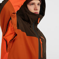 FWC'Cruz Triple Snow Jacket | Coffee Bean Colour Block