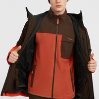 FWC'Cruz Triple Snow Jacket | Coffee Bean Colour Block