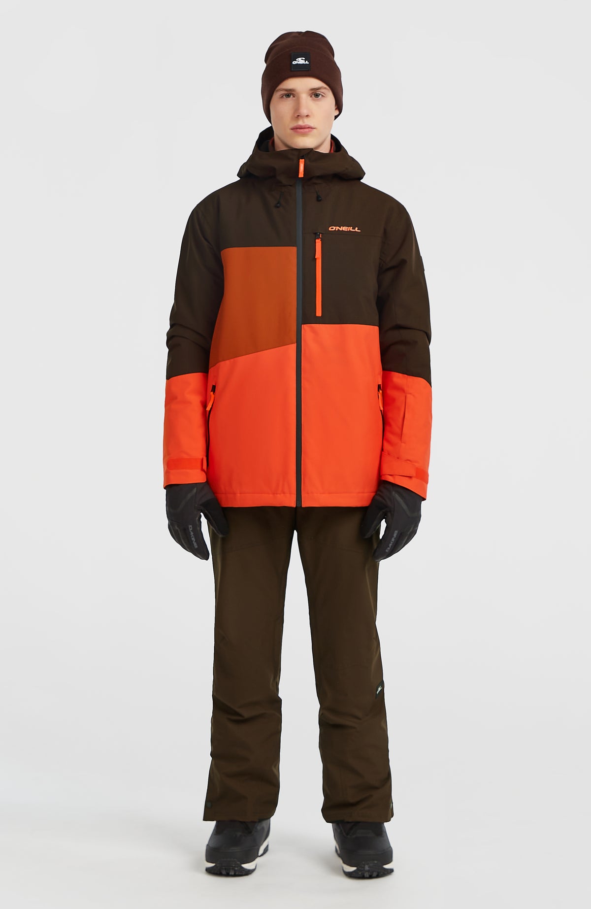 FWC'Cruz Triple Snow Jacket | Coffee Bean Colour Block