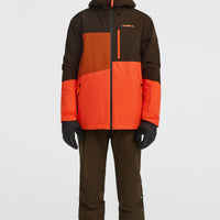 FWC'Cruz Triple Snow Jacket | Coffee Bean Colour Block