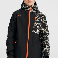FWC'Cruz Block Snow Jacket | Black/Beige Quarry