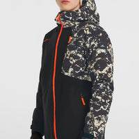FWC'Cruz Block Snow Jacket | Black/Beige Quarry