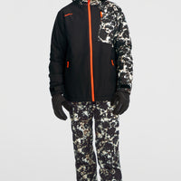 FWC'Cruz Block Snow Jacket | Black/Beige Quarry