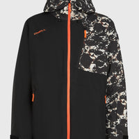 FWC'Cruz Block Snow Jacket | Black/Beige Quarry