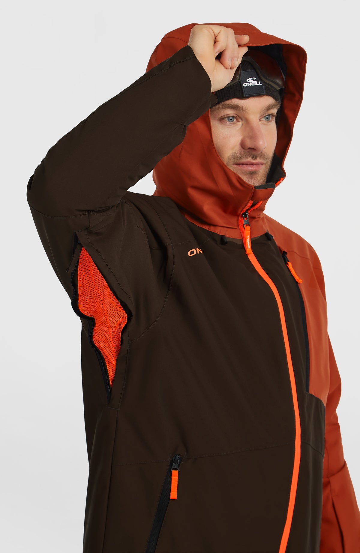 FWC'Cruz Block Snow Jacket | Coffee Bean Colour Block