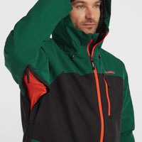 FWC'Cruz Duo Snow Jacket | Emerald Envy Colour Block