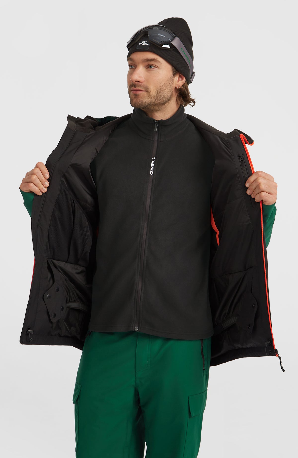 FWC'Cruz Duo Snow Jacket | Emerald Envy Colour Block