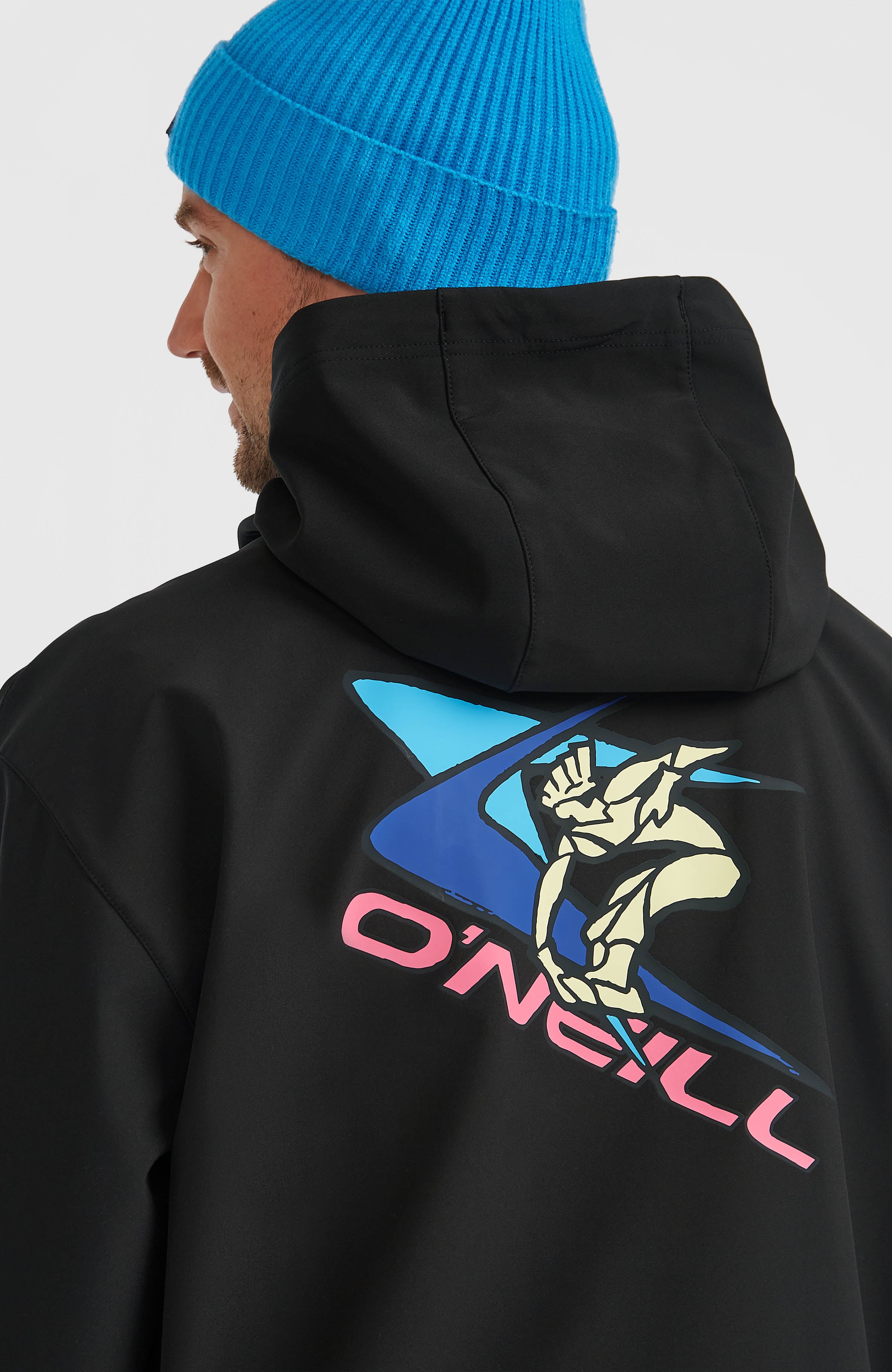 ウォーキング・ランニングウェア Charbon WOOL SPLASH DYE HOODIE FWC'Play Softshell Hoodie | Black Out – O'Neill