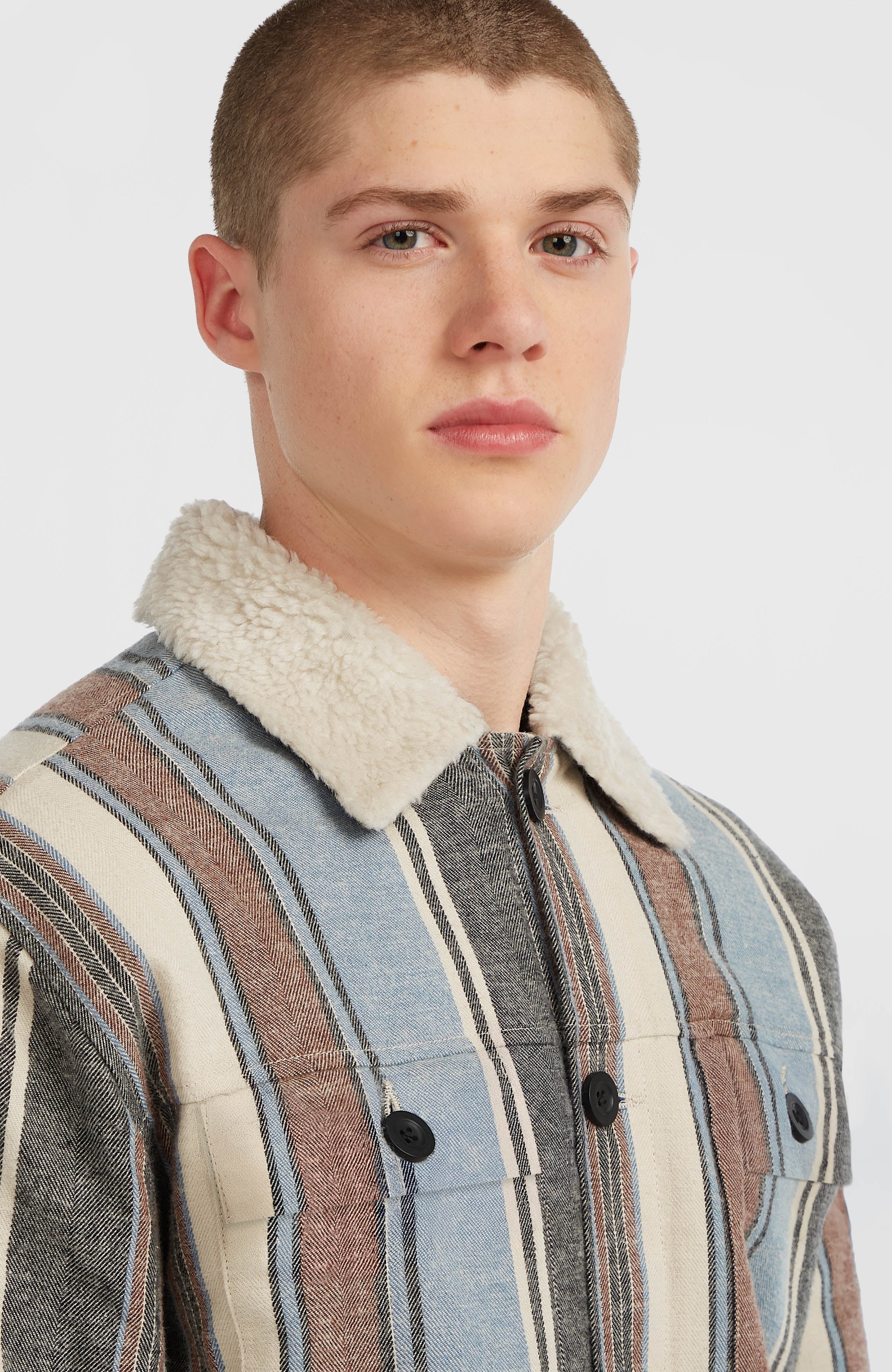 O'Riginals Fleece-Lined Jacket | Blue Vintage O'Neill Stripe – O'Neill