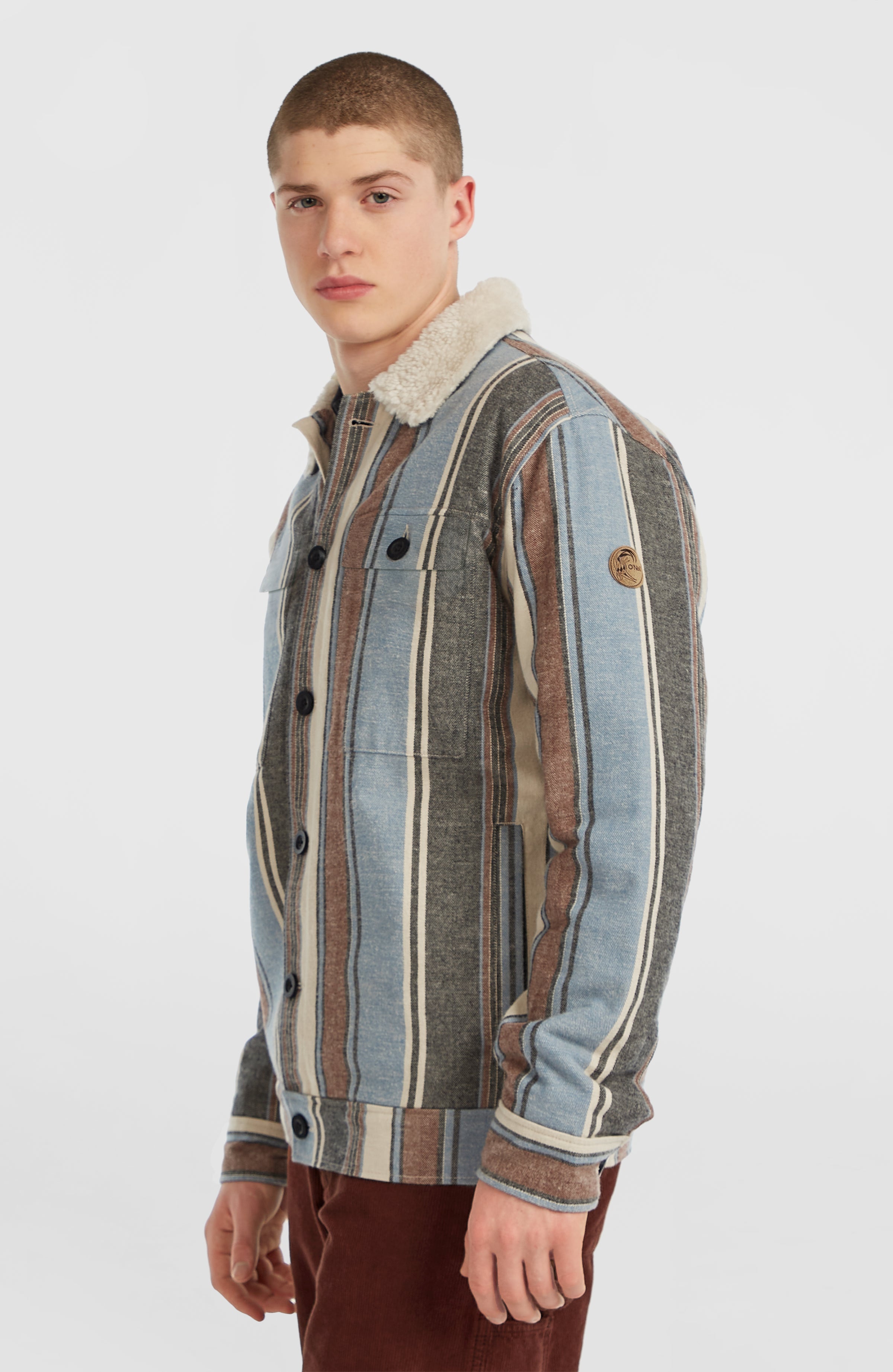 O'Riginals Fleece-Lined Jacket | Blue Vintage O'Neill Stripe – O'Neill