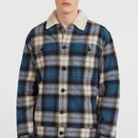 O'Riginals Fleece-Lined Jacket | Mozart Blue Check