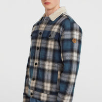O'Riginals Fleece-Lined Jacket | Mozart Blue Check