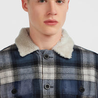 O'Riginals Fleece-Lined Jacket | Mozart Blue Check