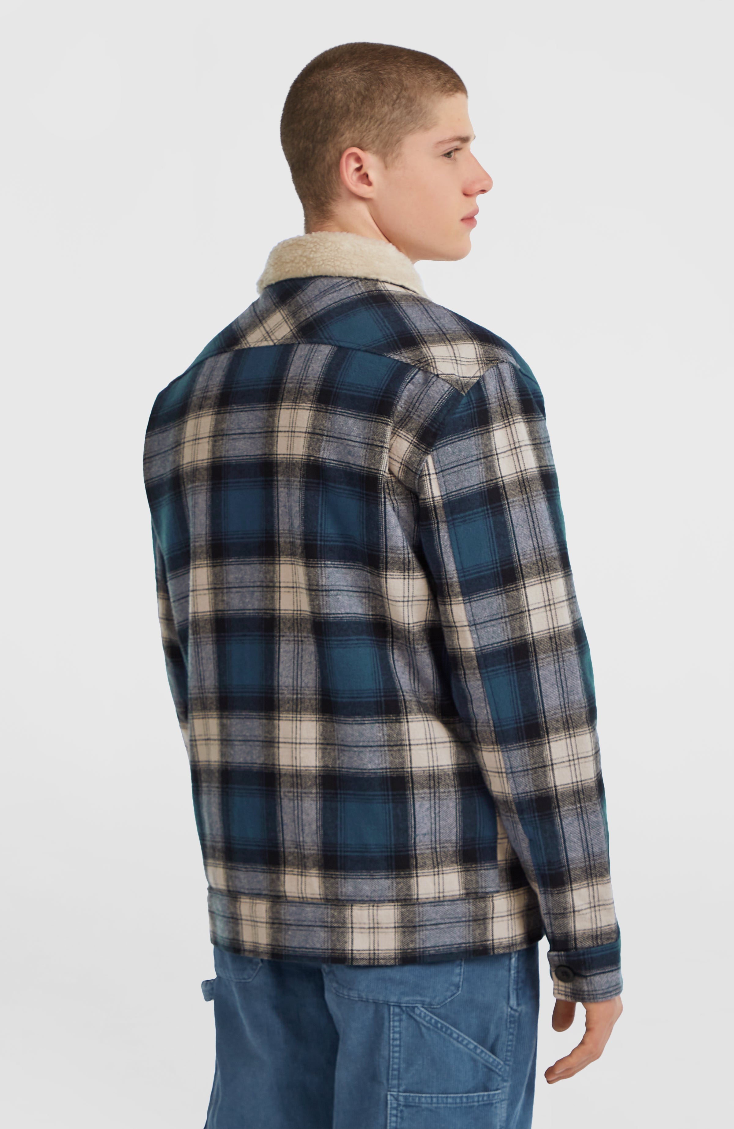 O'Riginals Fleece-Lined Jacket | Mozart Blue Check – O'Neill