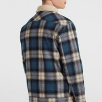 O'Riginals Fleece-Lined Jacket | Mozart Blue Check