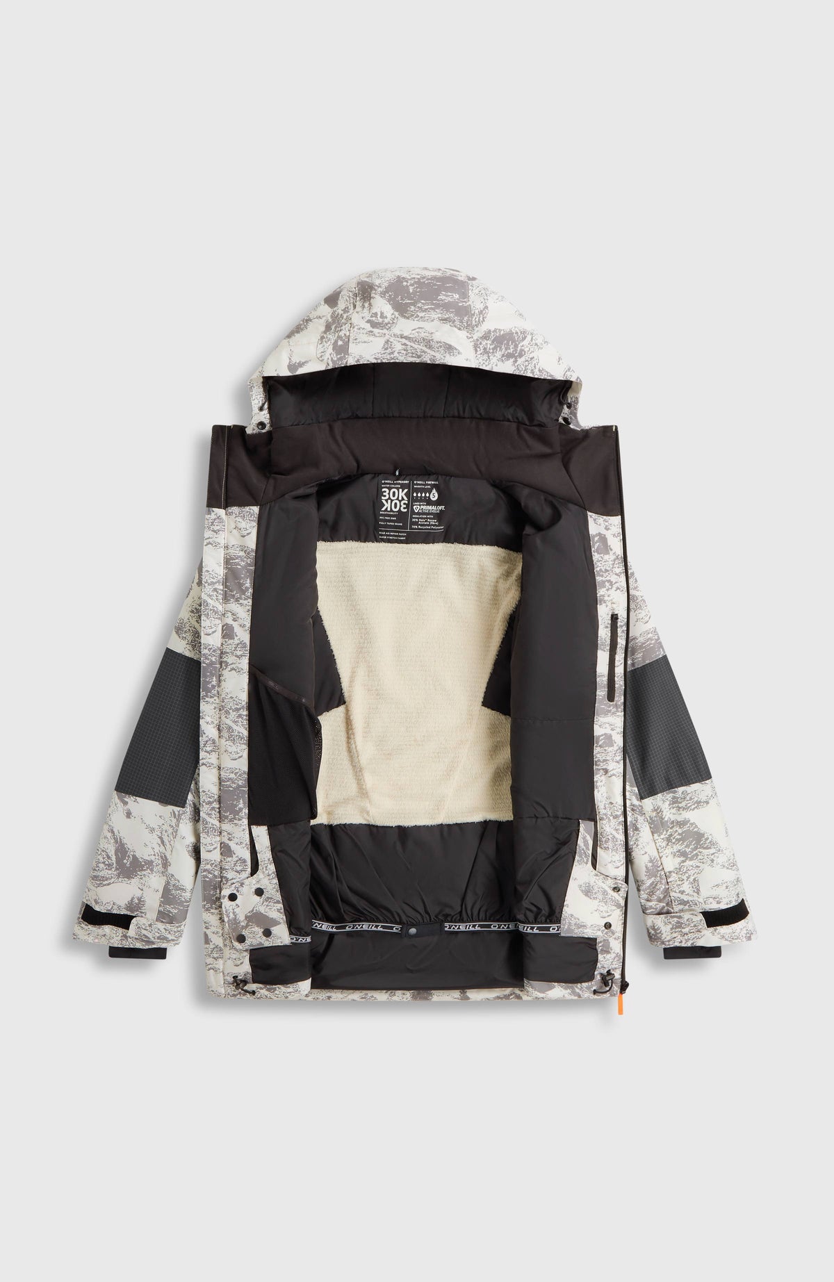 FWC’Peak Fire Snow Jacket | Grey Mountain Landscape