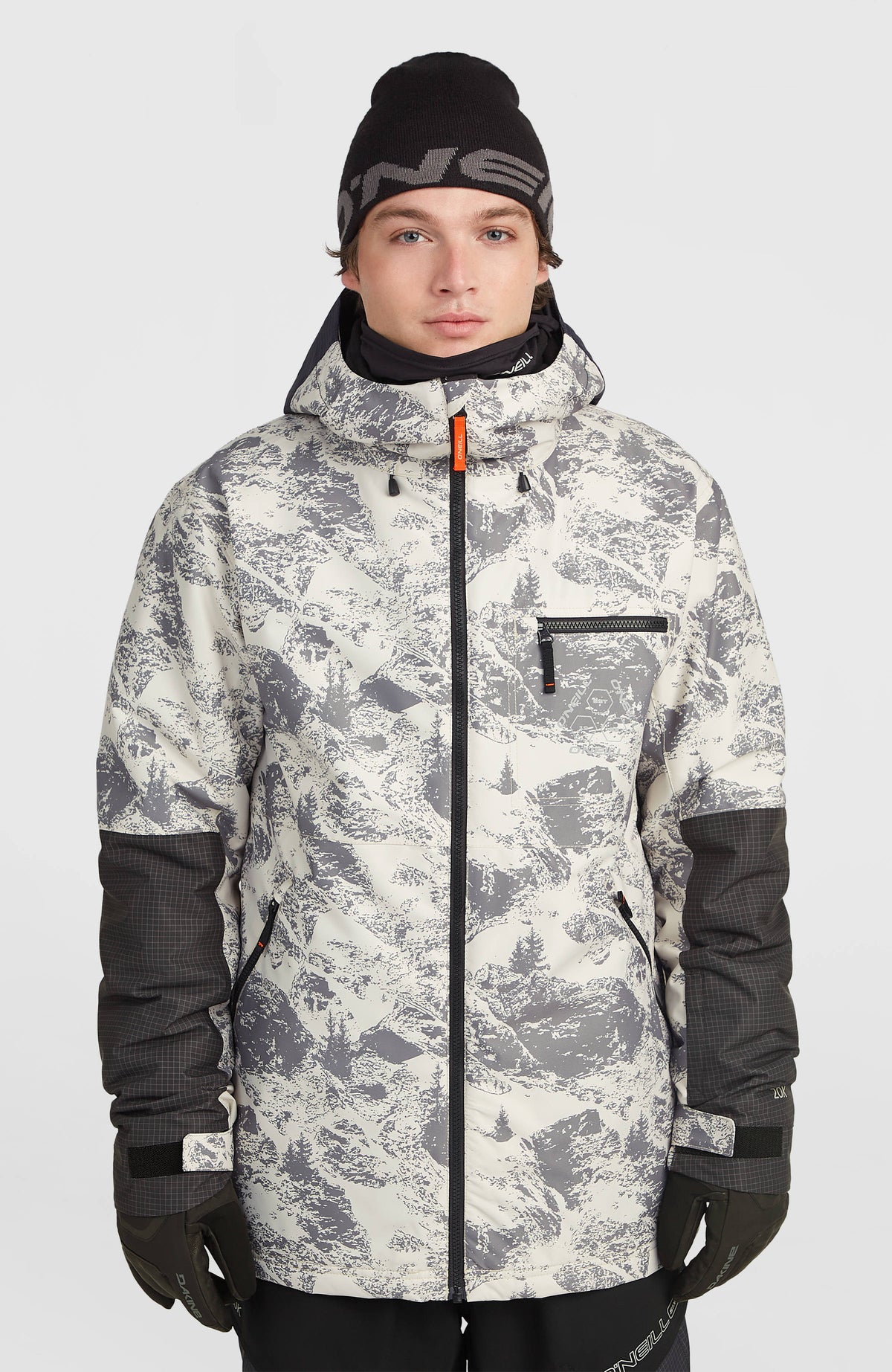 FWC'Peak Snow Jacket | Grey Mountain Landscape