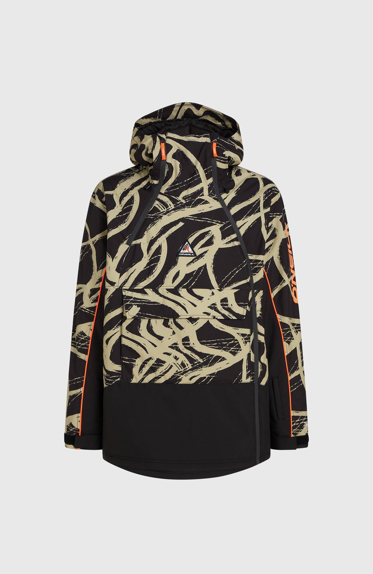 FWC'Play Asymmetric Snow Jacket | Beige Snowtracks