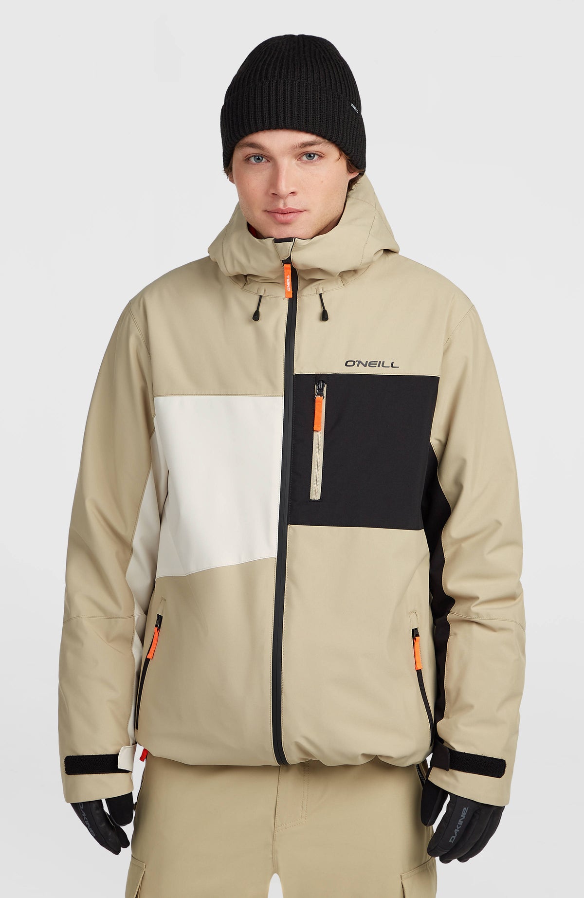 FWC'Cruz Triple Snow Jacket | Olive Blush Colour Block
