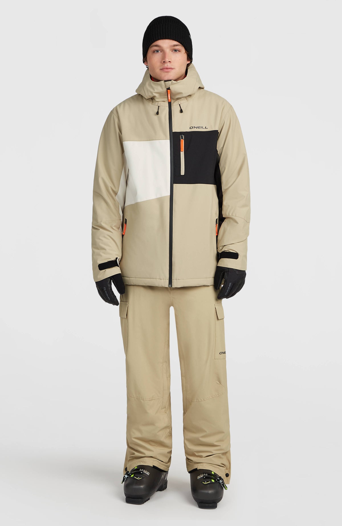 FWC'Cruz Triple Snow Jacket | Olive Blush Colour Block