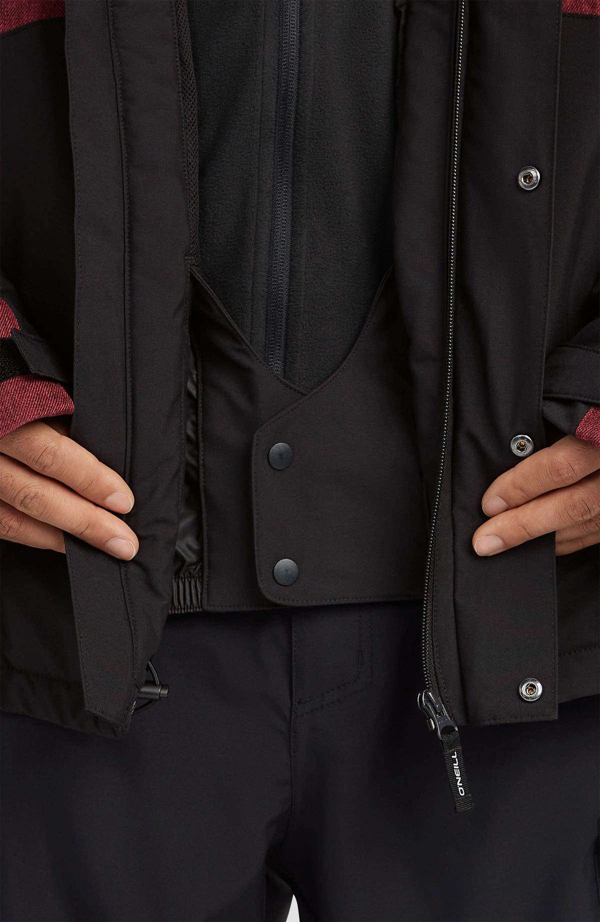 FWC'Cruz Melange Snow Jacket | Tamarillo Colour Block