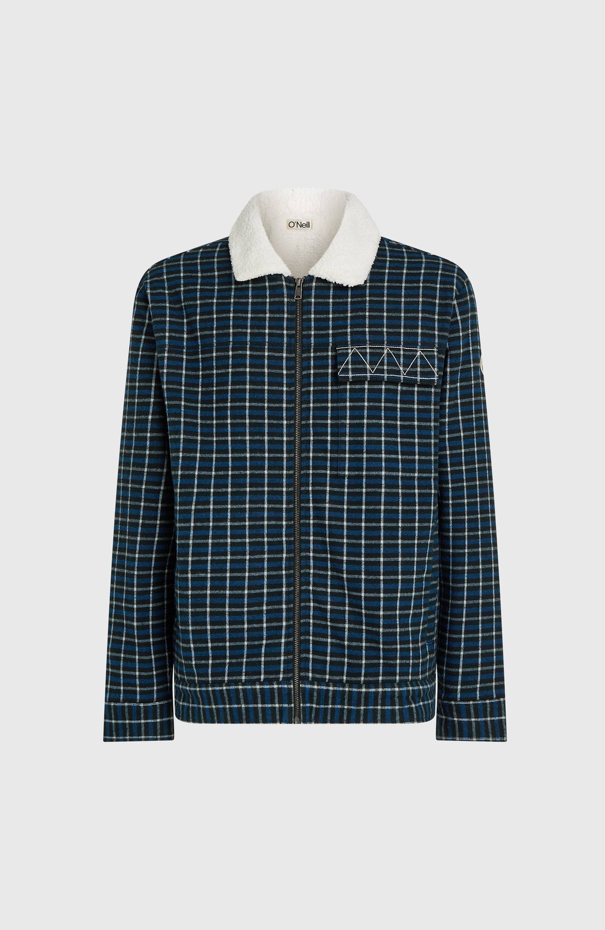 O'Riginals Fleece-Lined Jacket | Blue Heritage Checks