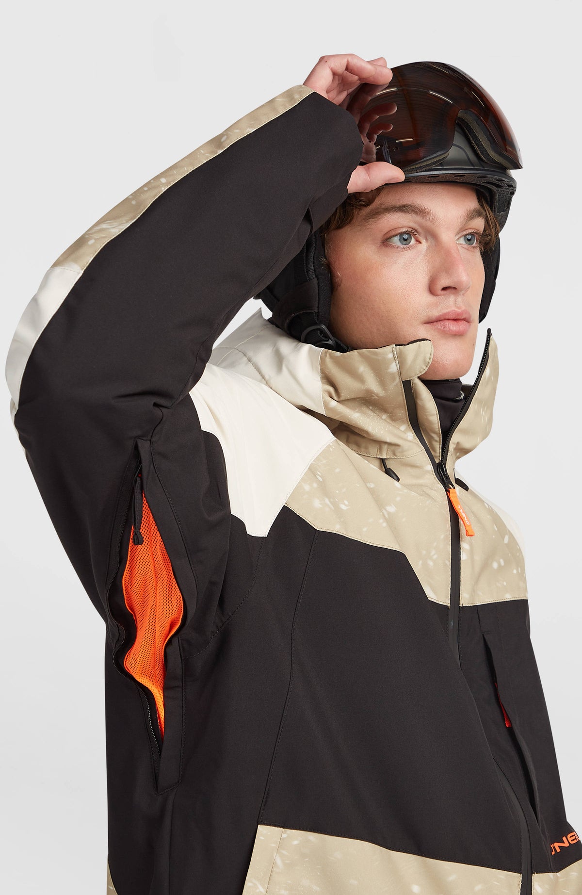 FWC'Cruz Mean Machine Snow Jacket | Beige Snow Storm