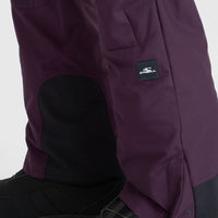 O'Riginals Bib Loose Snow Pants | Aubergine