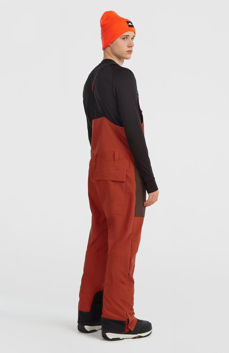 FWC'Peak Bib Snow Pants | Bonfire Colour Block