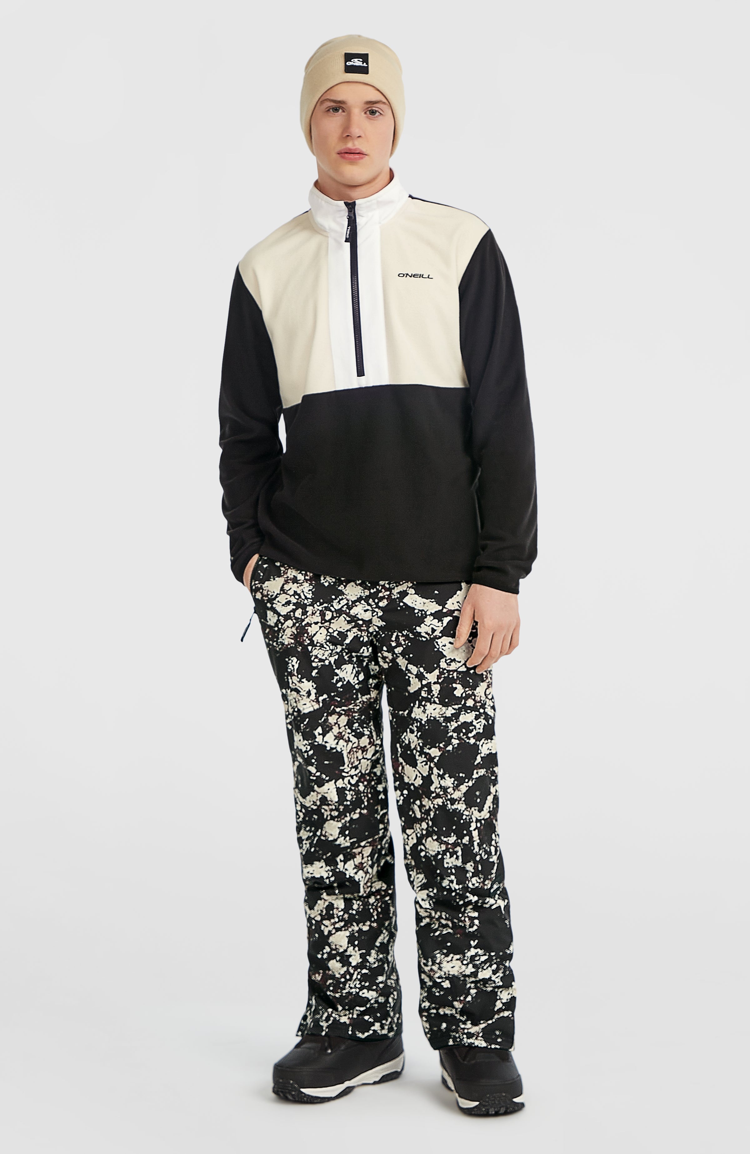 FWC'Cruz Snow Pants | Black/Beige Quarry – O'Neill